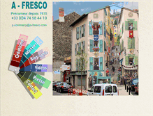 Tablet Screenshot of a-fresco.com